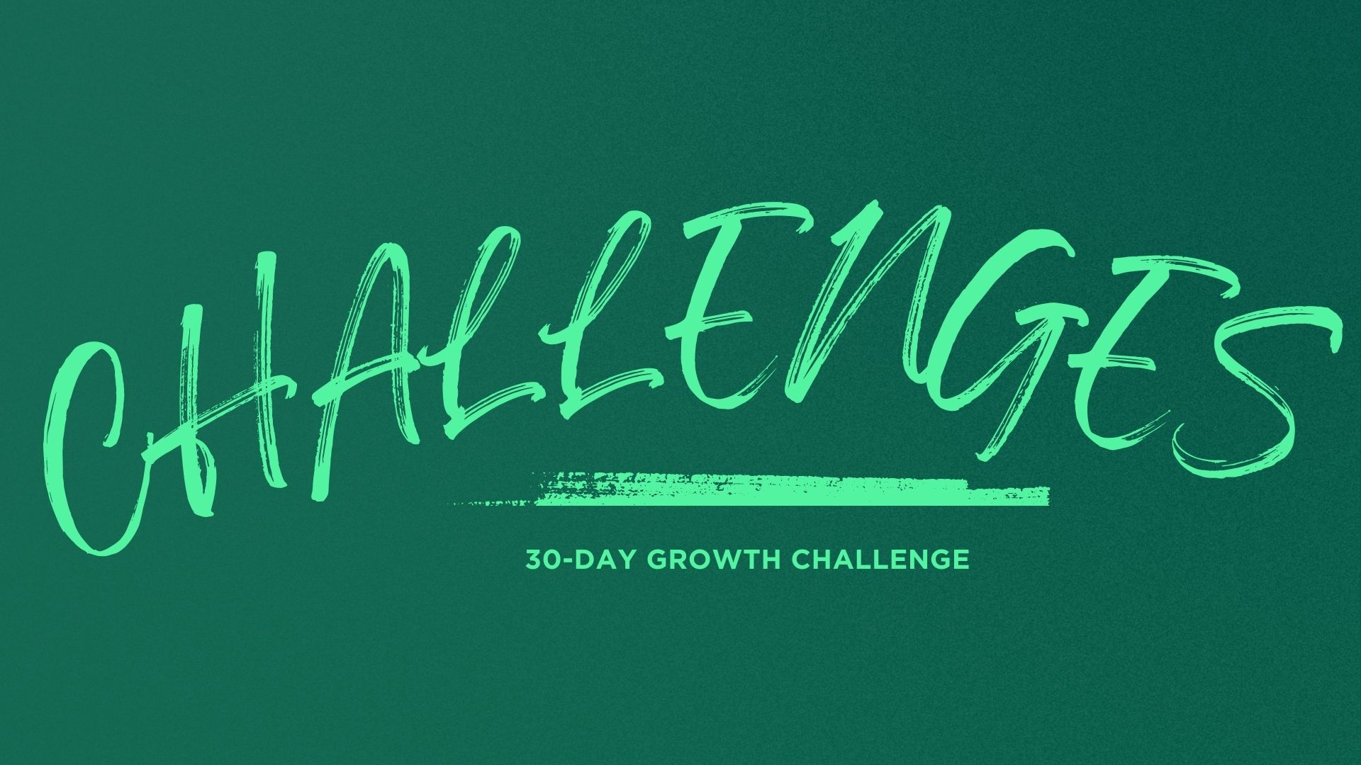 30-Day Spiritual Growth Challenge